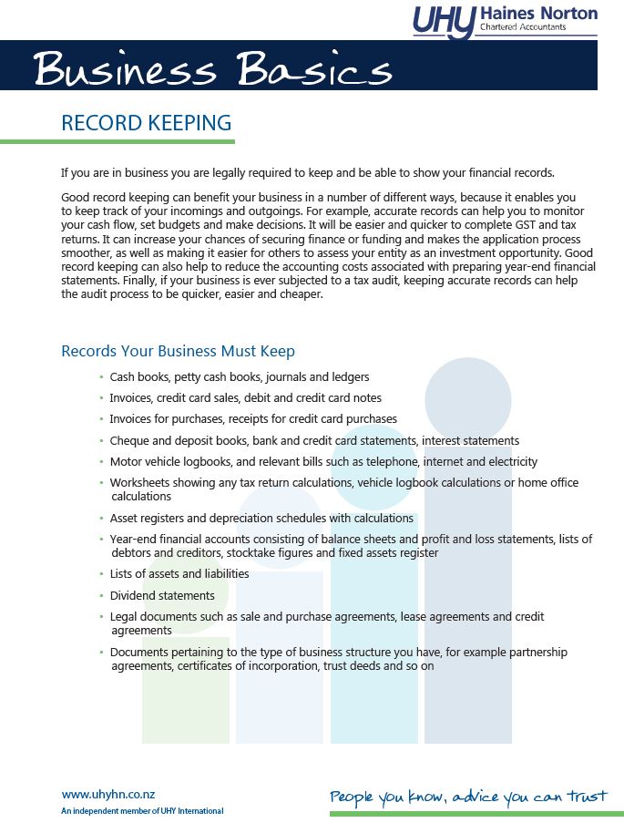 Record Keeping