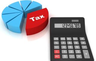 Tax discounts, tax pie chart, calculator