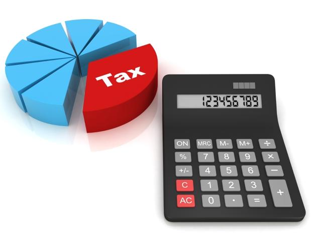Tax discounts, tax pie chart, calculator