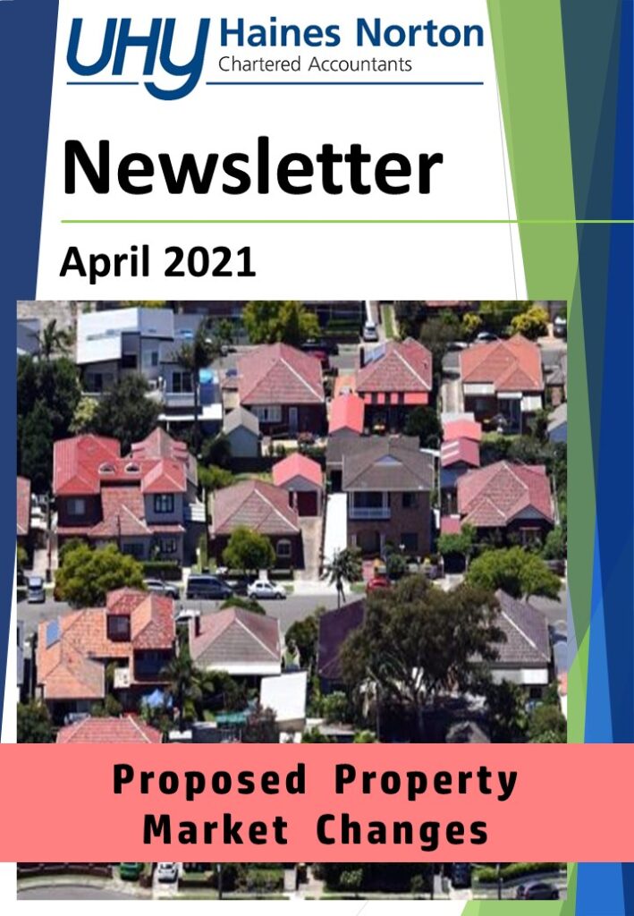 UHY Haines Norton Newsletter April 2021