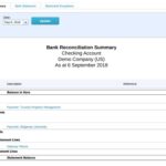 Xero Bank Reconciliation Report